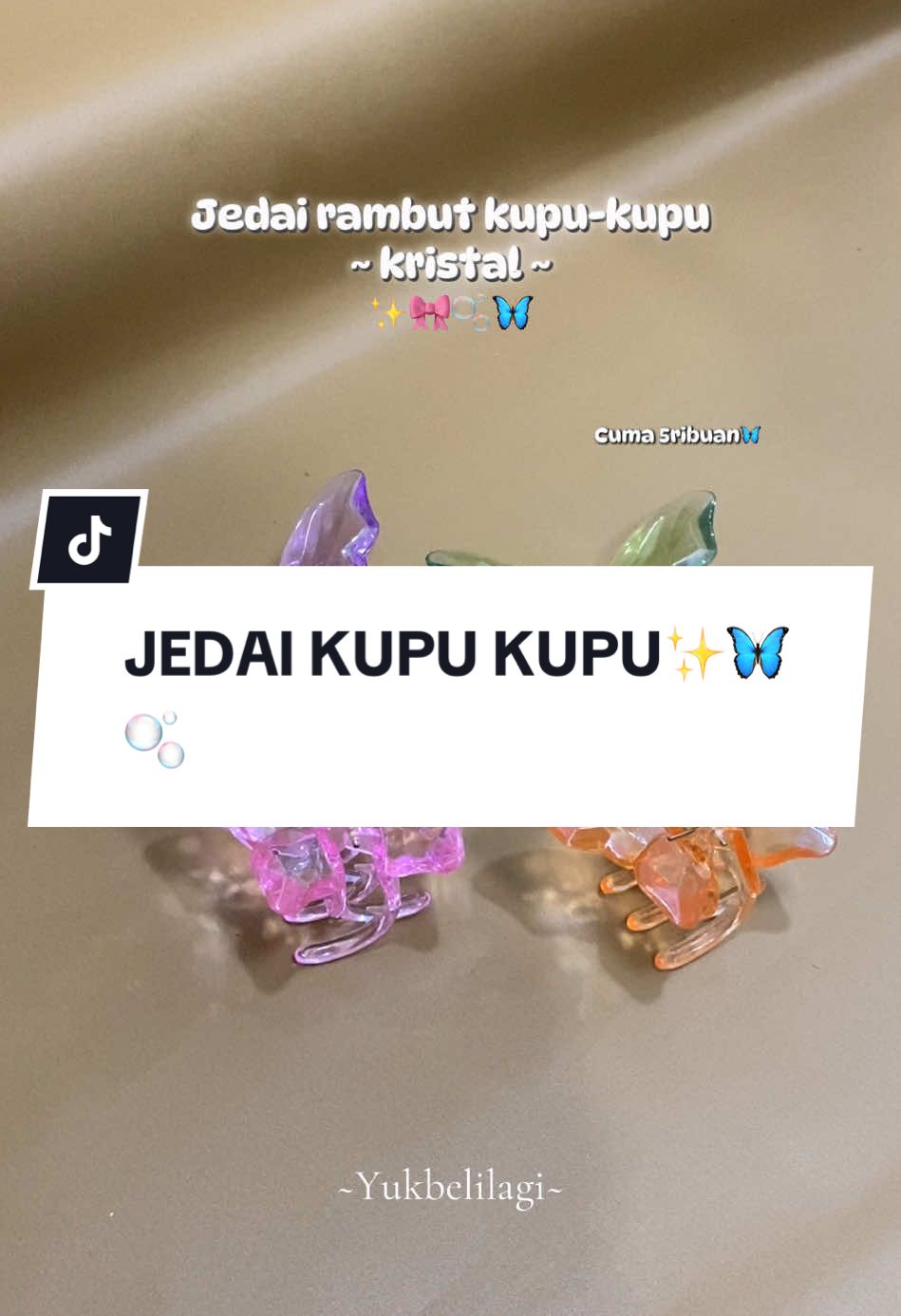 Cantik banget cek keranjang kuning yuk#jedaikupukupu #jedaikupukupu #jedaikupu #kupukupu #fypage #fyppppppppppppppppppppppp #yukbelilagi #yukbeli #murcebangetloh😍😍 #fypシ゚ #jedaikupukupukrisatal 