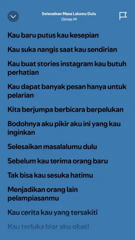 [selesaikan masa lalumu dulu by dimas m] #galerysong #dimasm #fulllyrics 