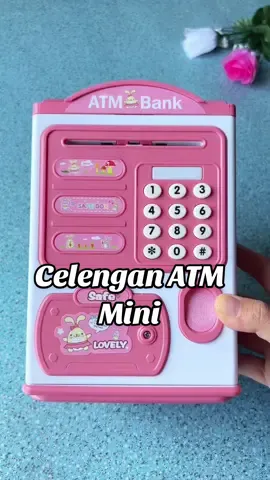 Celengan Brankas Anak Aesthetic  #celenganviral #celenganatm #celenganatmmini #celenganatmmurah #celengan atm mini bank roket 