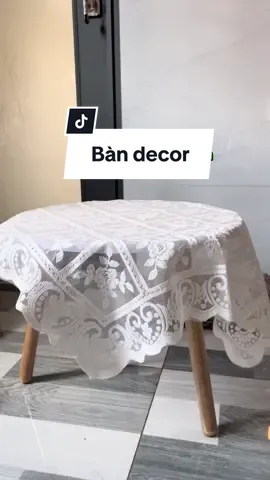Bàn decor phòng siu xinh đang có ưu đai của top top quá hời ln #bandecor #bantrongapgon 