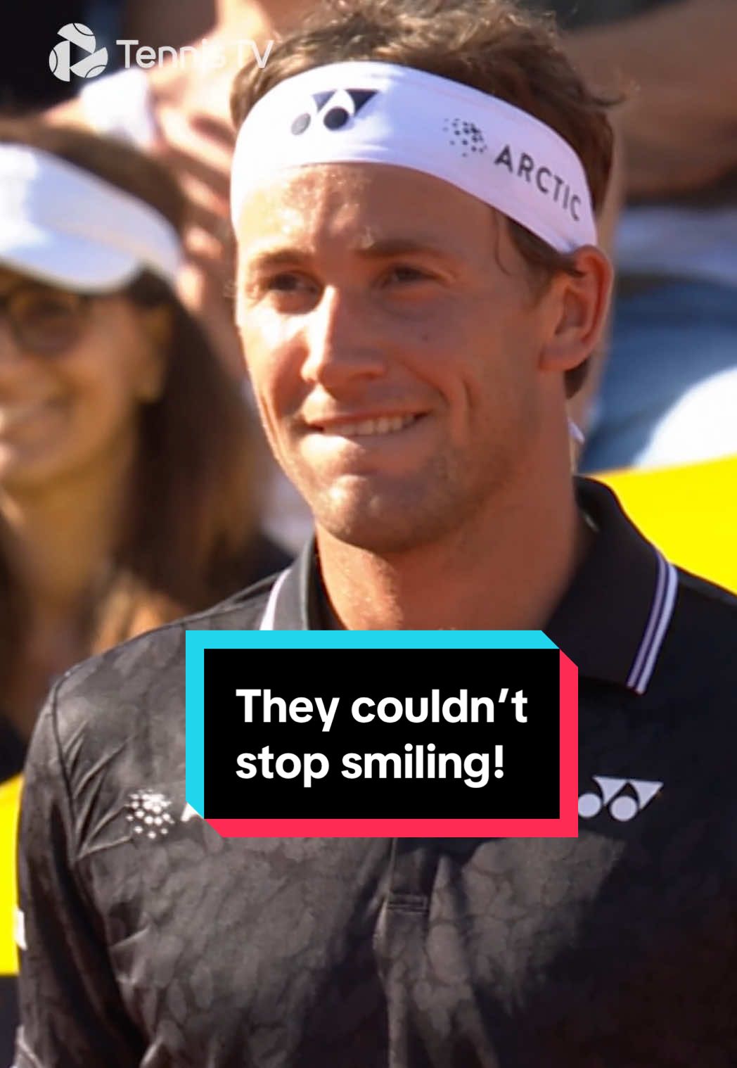Almost forgot they were playing a match #tennis #tennistb 