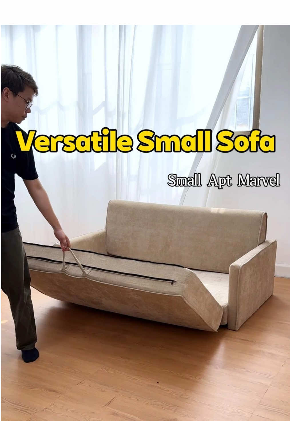 0.2CBM？A compact small size sofabed？！#compressedsofa #sofabed #tanzuosofa #sofainabox #amazon 