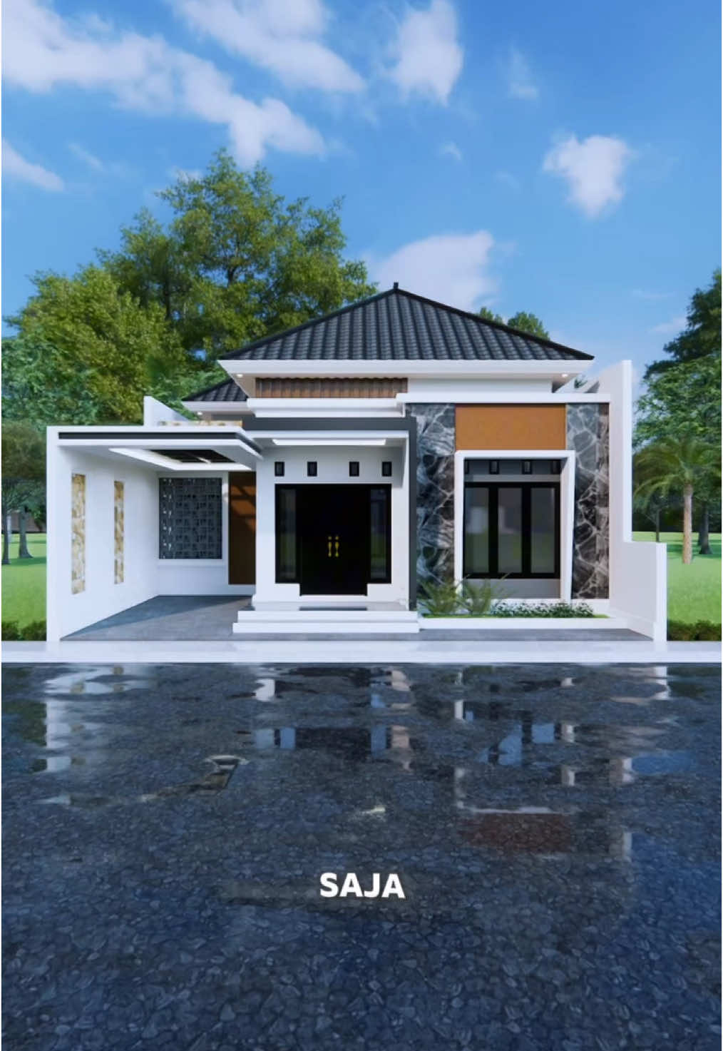 Acc Desain Rumah Modern  Owner : Rizki Kurniawan  Lokasi : Kab. Tanah Laut  Karya : Arc Desain Rumah  Jasa Desain Rumah Dan Bangun #rumah #rumahminimalis #rumahmodern #rumahidaman #rumahimpian #rumahminimalismodern #bangunrumah #kontraktor #arsitektur #viralvideo #fyp #foryou #CapCut 