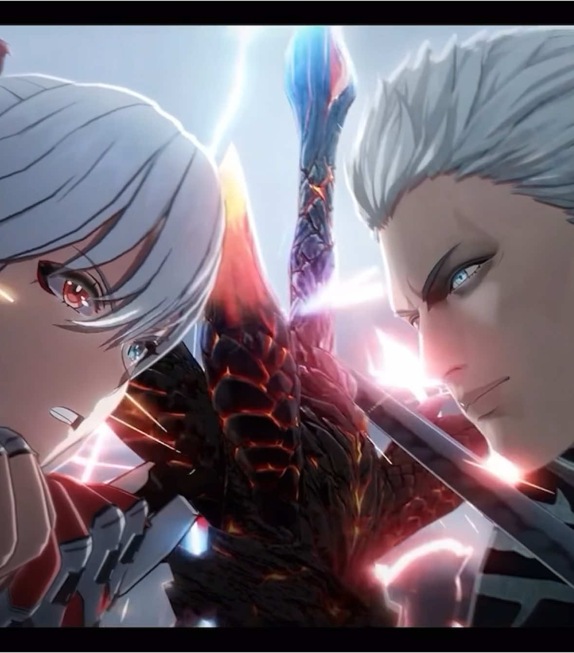 Alpha is Vergil's only and true daughter #PGR & #DMC #punishinggrayraven#devilmaycry#kurogames#AlpaCrimsonWeaver#vergilsparda#Vergil#Alpha#Lucia#AlphaCrimson