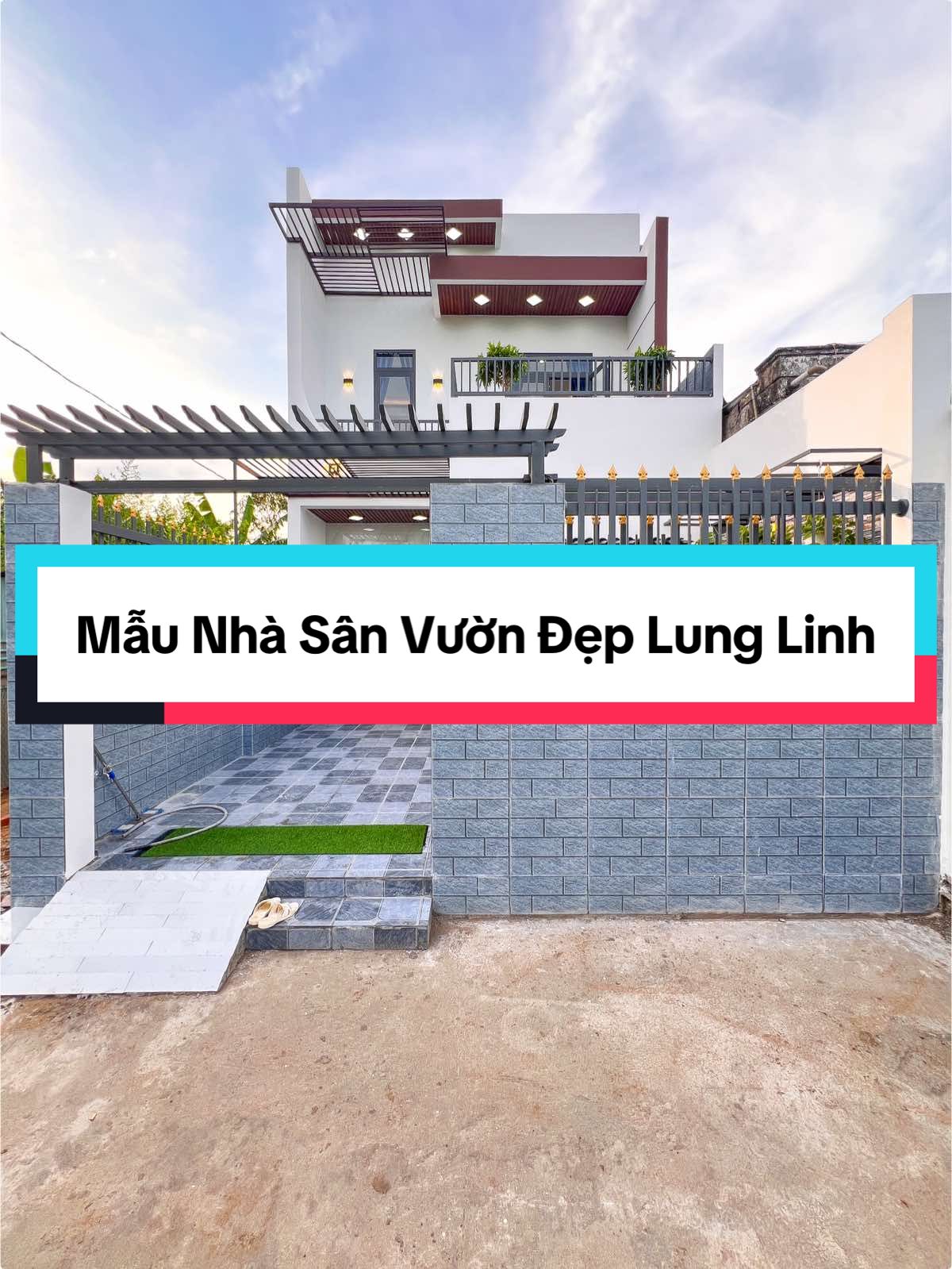 Mẫu Nhà Đẹp Sân Vườn Hết Nước Chấm #nhadatcantho24h #quocdatrealestate #bds #thietkenhadep #thietkenoithat #nhadep #LearnOnTikTok #EduTok 