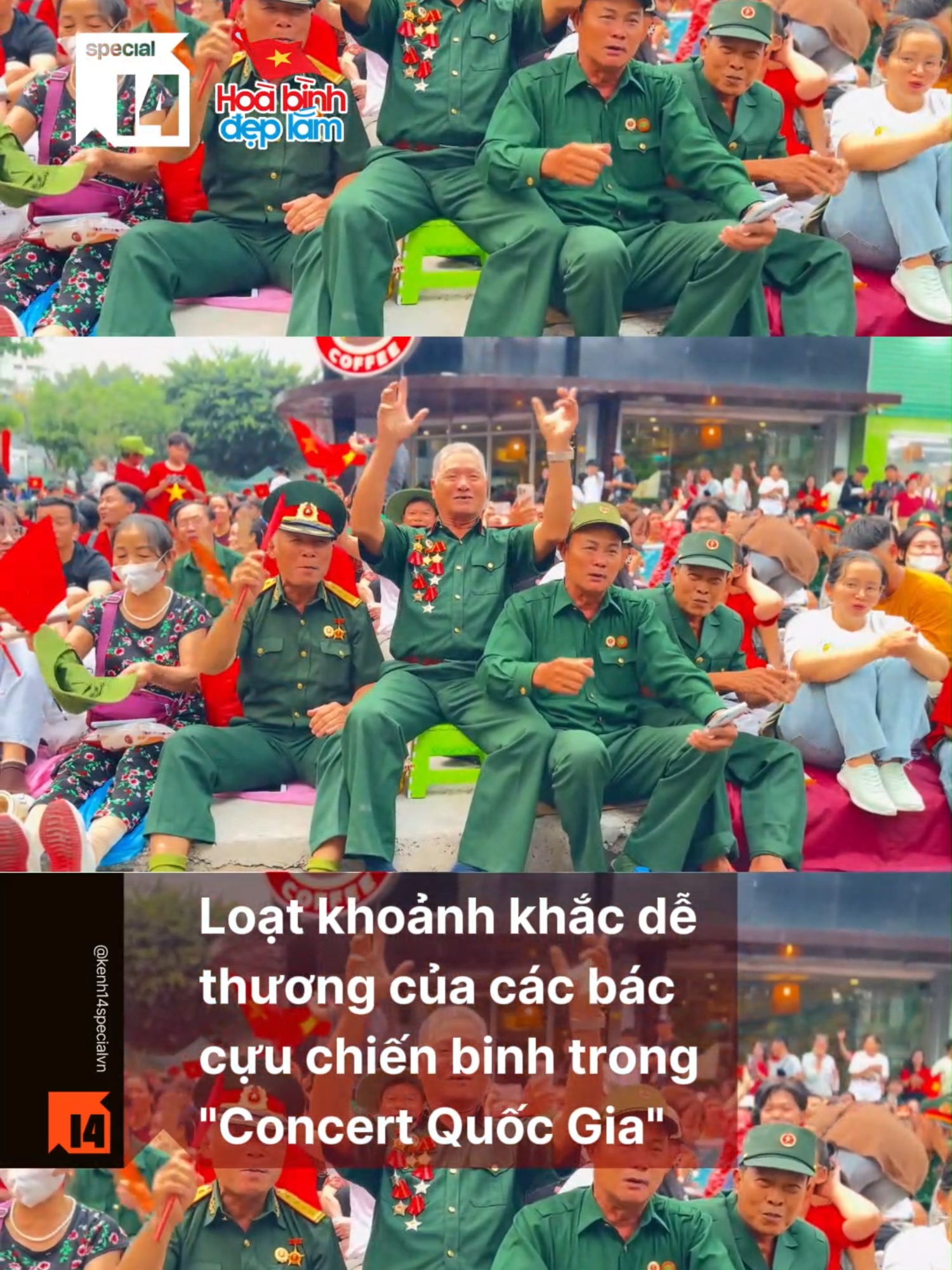 Loạt khoảnh khắc dễ thương của các bác cựu chiến binh trong 