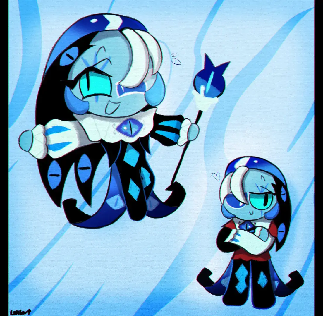 I think i love this character! (i didn't play CRK Yet xd) #shadowmilkcookie #cultofthelambart  #cookierunkingdom #cultofthelamb 