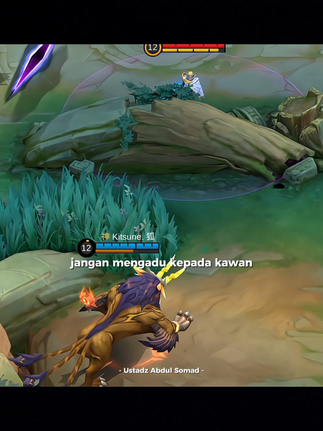 Besar ujian hidupmu ada tempat yang lebih besar ALLAHU AKBAR 😁 #dakwah #mobilelegends #mlbb #mobilelegends_id #meme 