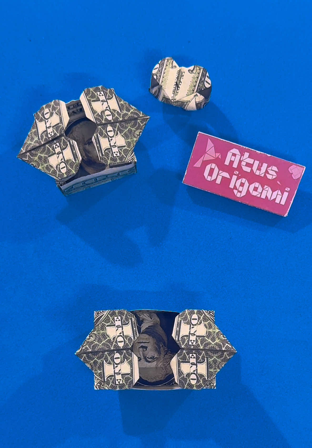 Dollar origami box love #origami #atusorigami #howtofold #origamitutorial #moneyorigami 