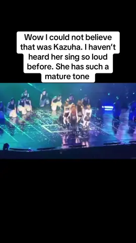 The way she sang that was crazy #lesserafim #kazuha 