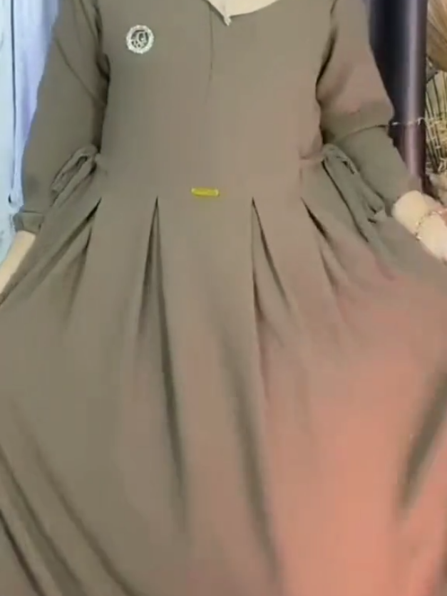 Gamis wanita kekinian#gamismuslim#gamisviral#bajugamis#gamisbusui#fyp 