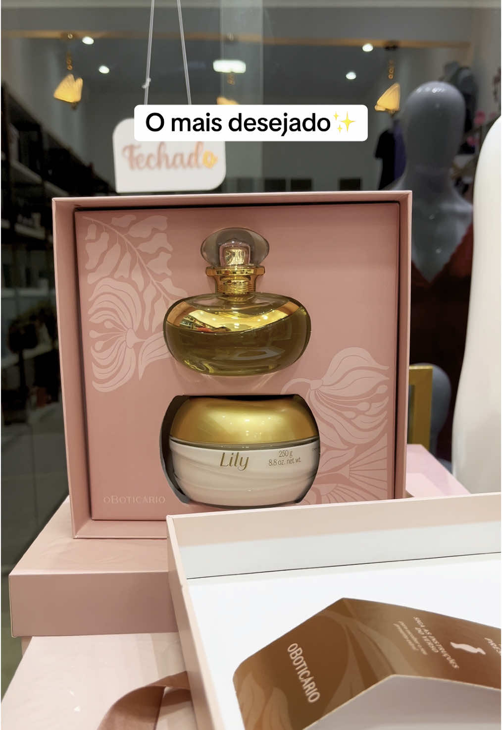 Kit Lily, kit que acompanha Eau de Parfum e hidratante acetinado, dupla perfeita da fixação✨ #kitlily #lily #lilyoboticario #hidratantelily #lilyacetinado #hidratanteacetinado #presentelily #presente #diadasmaes #presentemae 