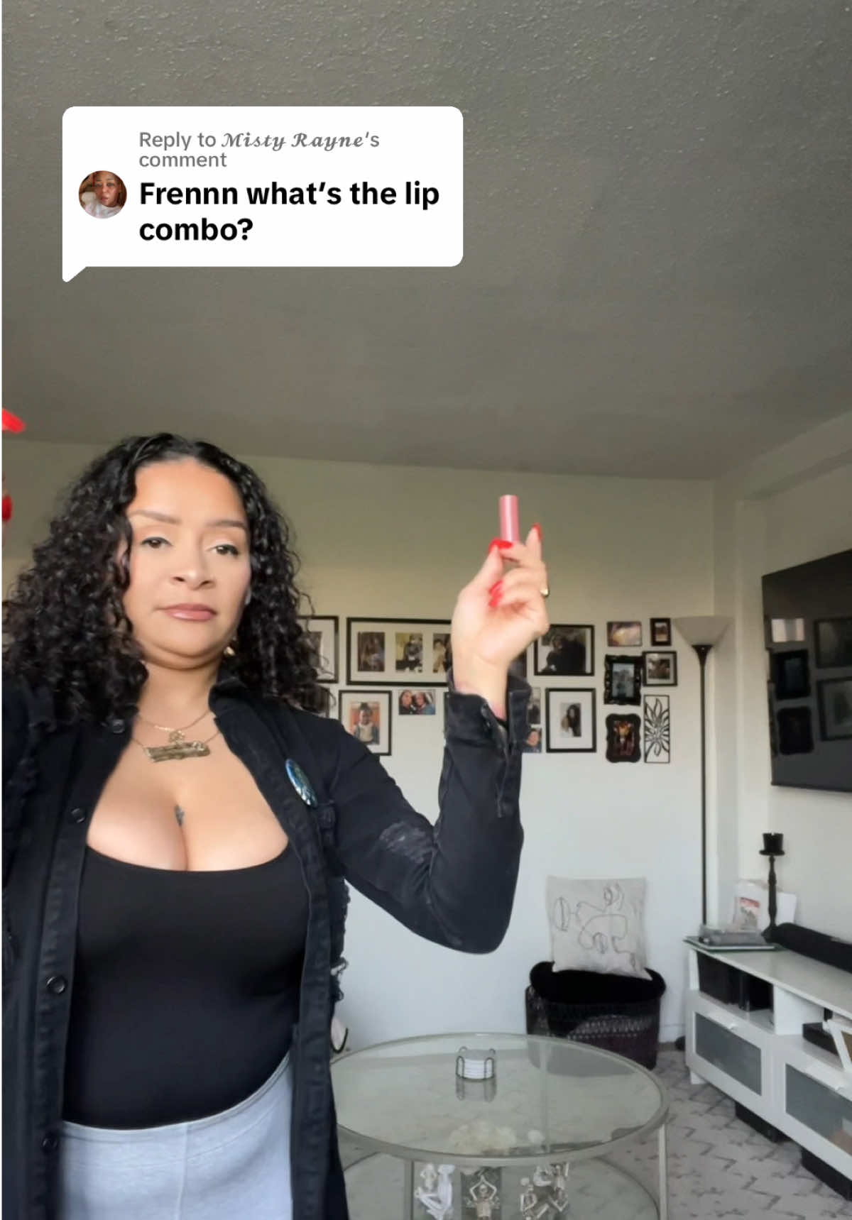Replying to @𝓜𝓲𝓼𝓽𝔂 𝓡𝓪𝔂𝓷𝓮 @ONE SIZE BEAUTY Lip Liner shade : Rent Due @makeupbymario MOISTUREGLOW™ PLUMPING LIP SERUM Shade: Rose Glow. #bkshedevil 