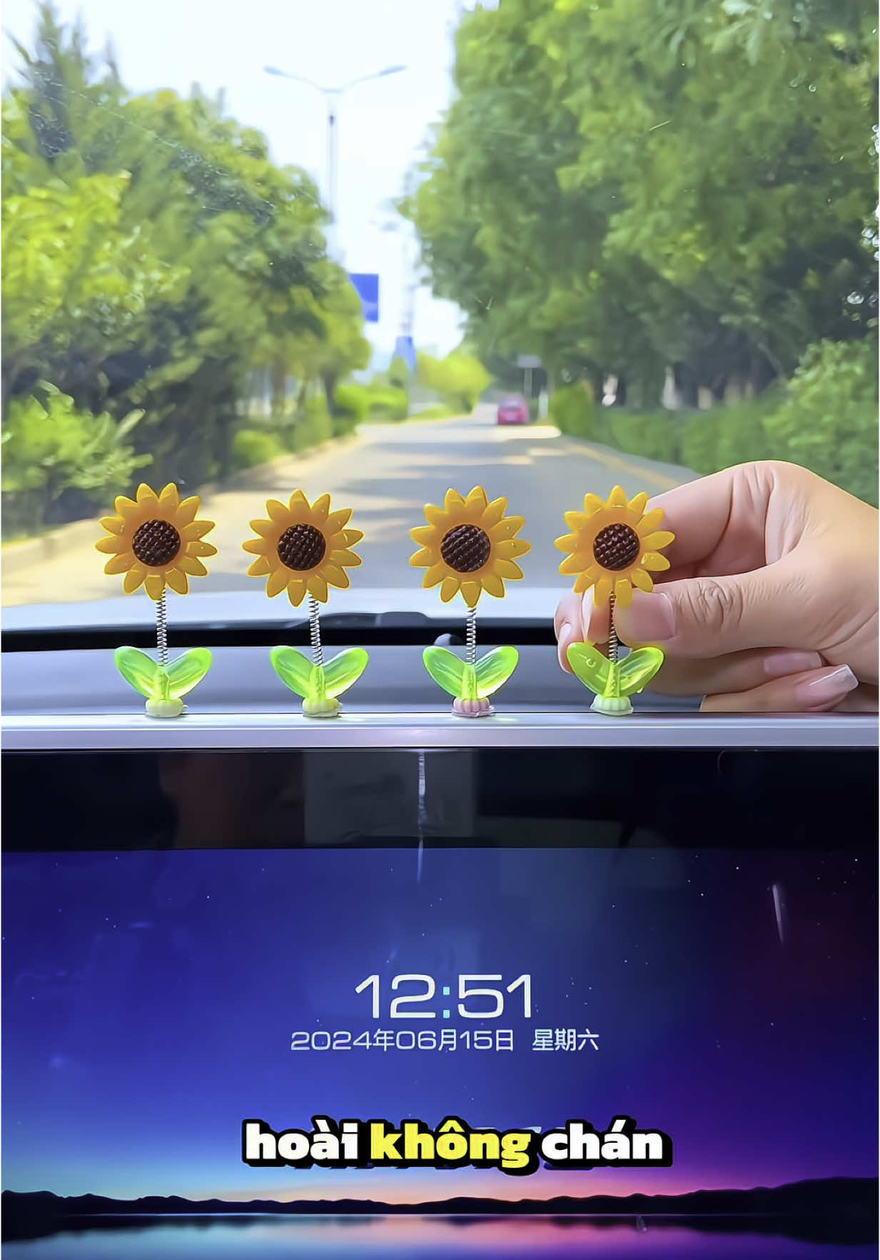 Trang trí xe hơi xe máy, bàn làm việc, bàn học #trangtrixehoi #hoahuongduongtrangtrixehoi #hoahuongduongtrangtrioto #dochoitrangtrixe #byntchuyengiadung 