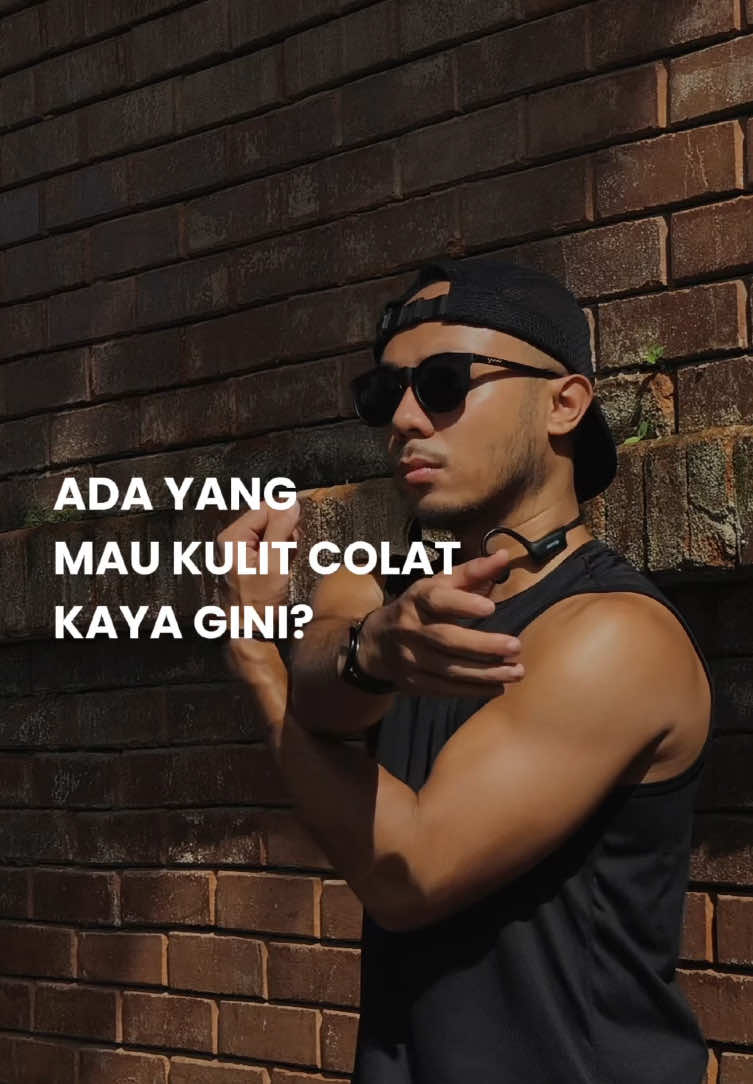 Yang mau kulit coklat sini ngumpul 🙋🏽‍♂️ #tanning #tanningoil 