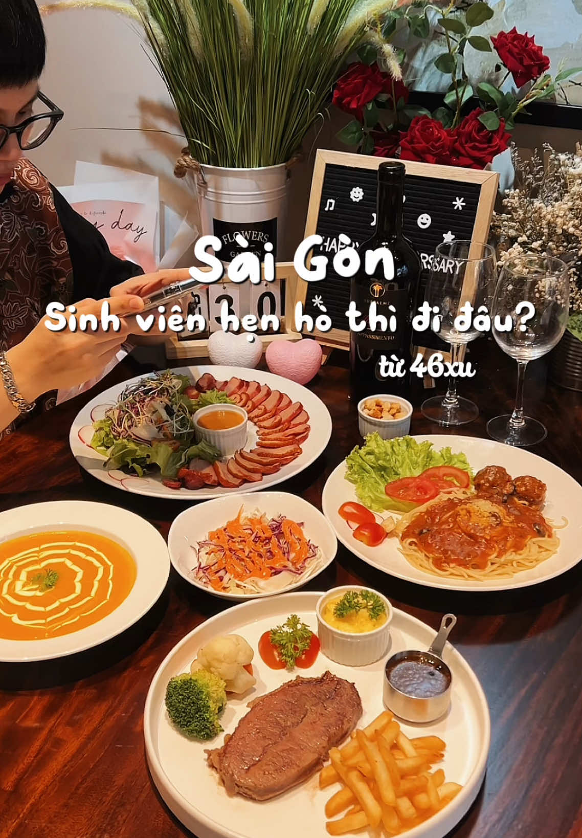 Điểm hẹn hò món Âu giá Việt cho sinh viên ✨😚 #spaghetti #henho #diadiemhenho #ancungtiktok #reviewanngon #LearnOnTikTok #dianthoi 