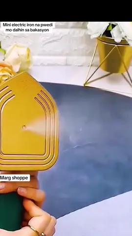 Mini electric iron for your orders click my yellow basket #foryoupage #bisaya #followers #affiliatemarketing 