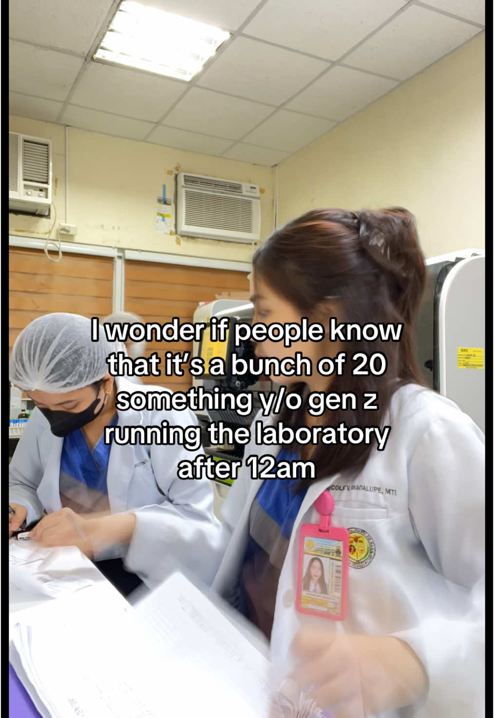 jk, our staffs are having their breaks 😛 #medtechintern #internshiplife 