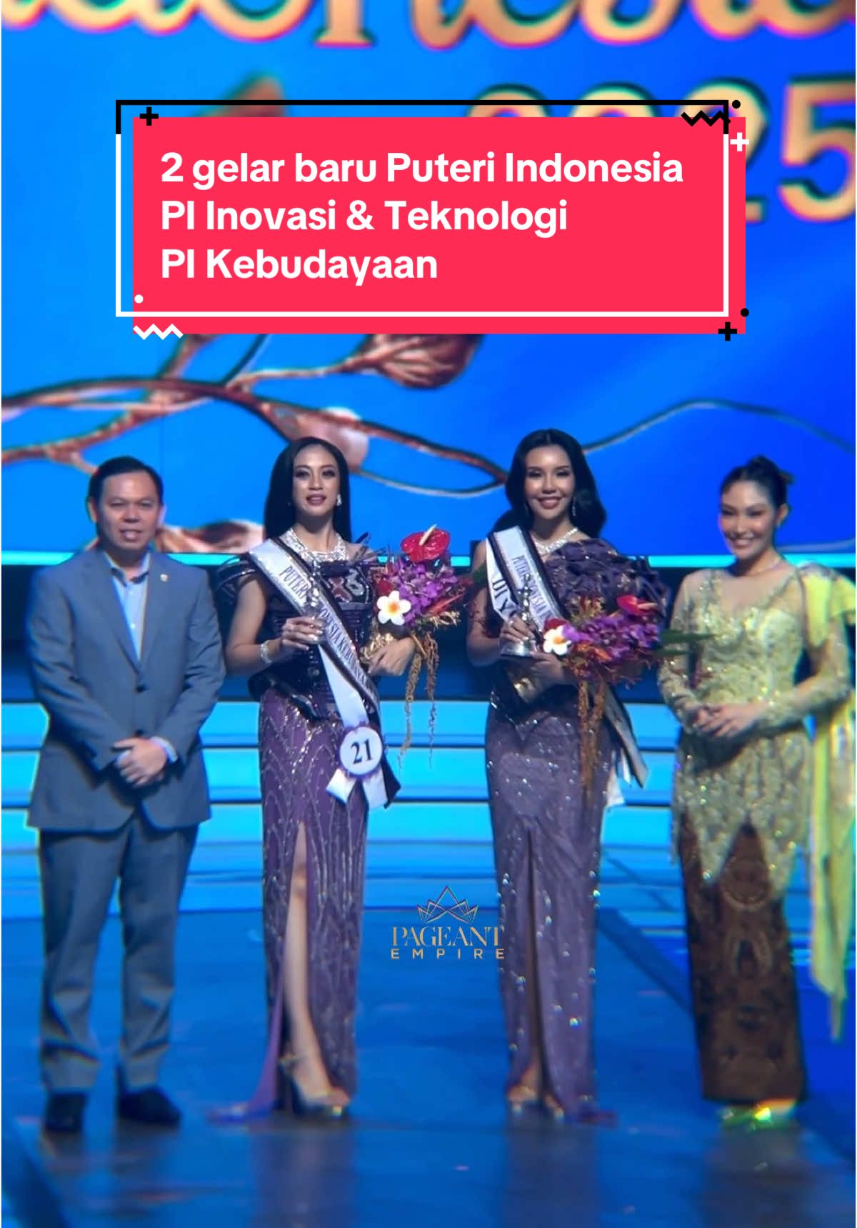 Penyelempangan 2 gelar baru di Puteri Indonesia 2025 Puteri Indonesia Inovasi dan Teknologi @maharanidivaningtyas  Puteri Indonesia Kebudayaan @syafirafiras  Congratulations ❤️❤️ #PuteriIndonesia #PuteriIndonesia2025 #PageantEmpire 