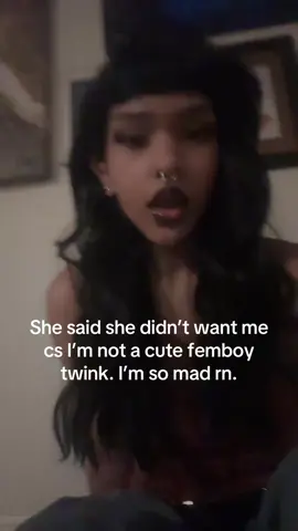 The minute she said she would date a twink that’s when I knew it was over. That’s when I knew, that externally, I lost. I will never be what you want me to be because I physically can’t. I’m sorry. I’m sorry for being such a failure…. ##wlw##fyp##satx##07##foryoupage##xyzbca##mutuals##piercings
