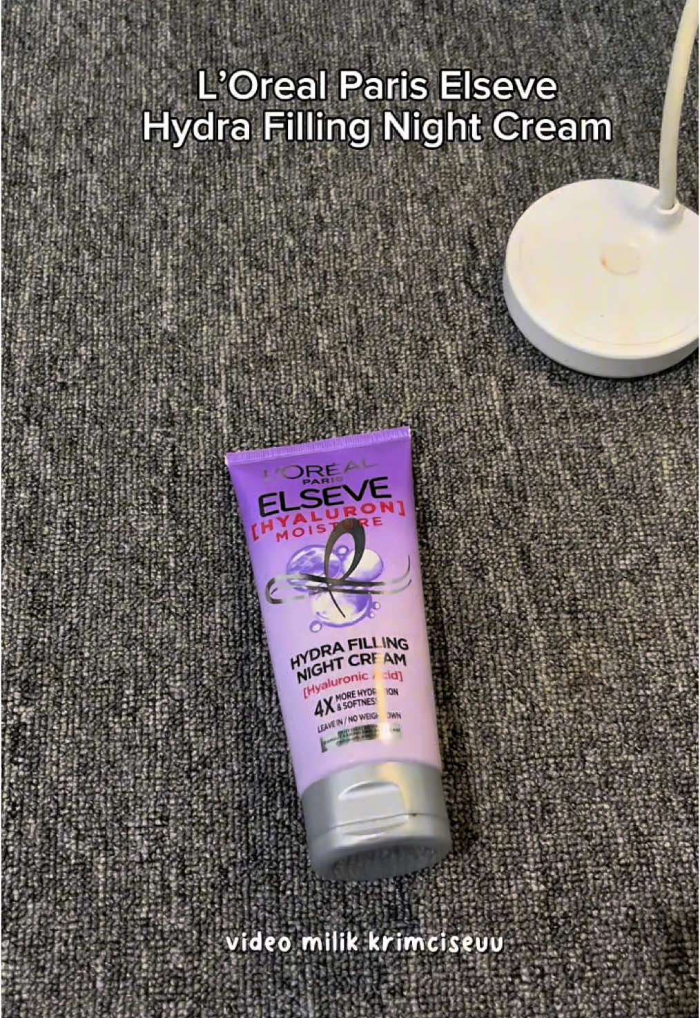 L’Oreal Paris elseve hyaluron moisture Hydra Filling night cream #lorealparishyaluron #lorealparis #hydrafillingnightcream #haircare #lorealpariselsevehyaluron 