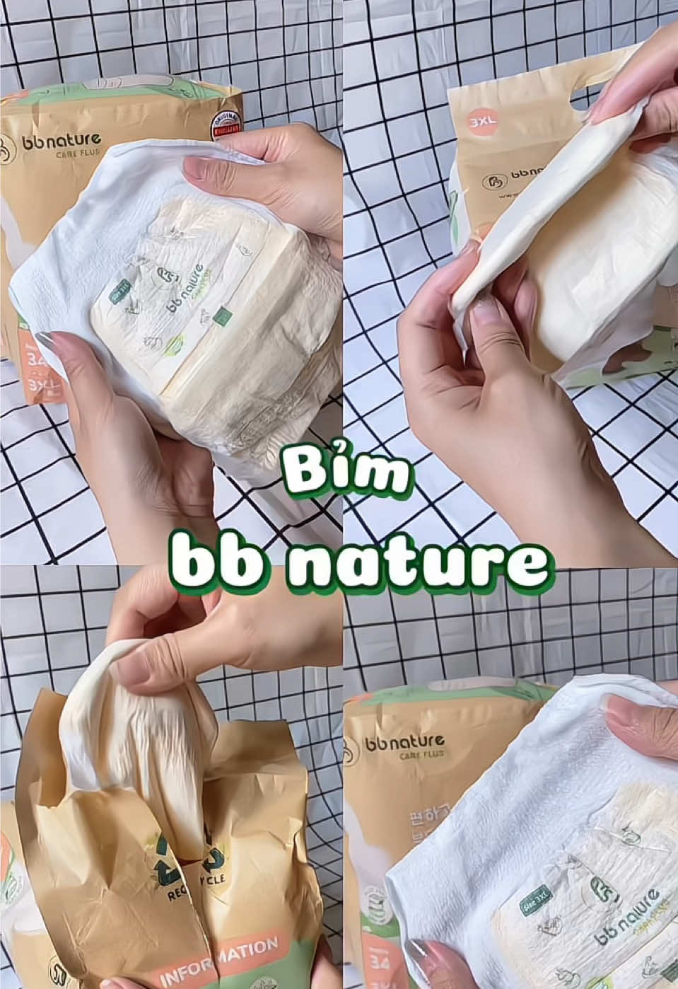 BB Nature hơn 3K/1miếng mềm, mỏng, thấm hút ổn - bé thoáng mông mẹ ko đau ví #bbnature #bimbbnature #bimmuahechobe #reviewmevabe #kinhnghiemchamcon #bimmongthamhuttot 