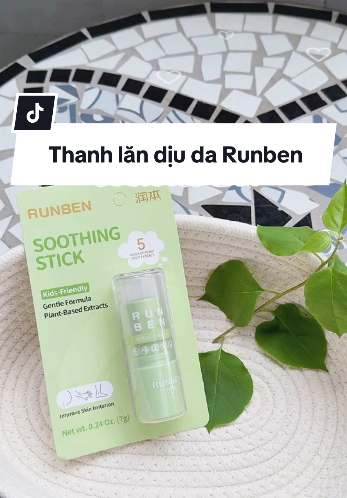 Thanh lăn dịu vết muỗi đốt vừa nhỏ gọn vừa hiệu quả, nhà nào cũng cần có nha @RUNBEN_vn #runben #trimuoidot #thanhlandiuda