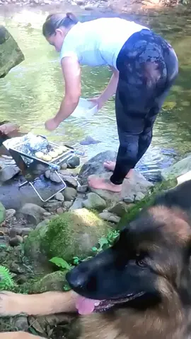 Beautiful girl camping survival #beautiful #girls #camping #survival #bushcraft #Outdoors #fyp 