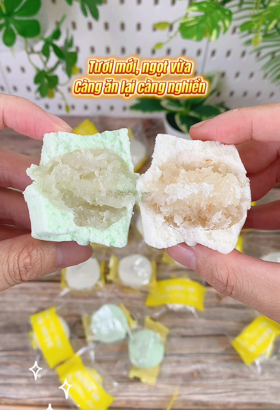 Bánh In Nhân Dừa Non nhân Dừa dẻo dẻo thơm thơm càng ăn càng nghiền✨🥥✨🥥  #banhin #dacsanmientay #dacsan #dacsanvietnam #banhinnhanduanon #bánhin #bánh #cake #huutaicake #anvat #food #muataitiktok #reviewanngon #monngonreview #tiktokshop55 #sanflashsalesieuvui 