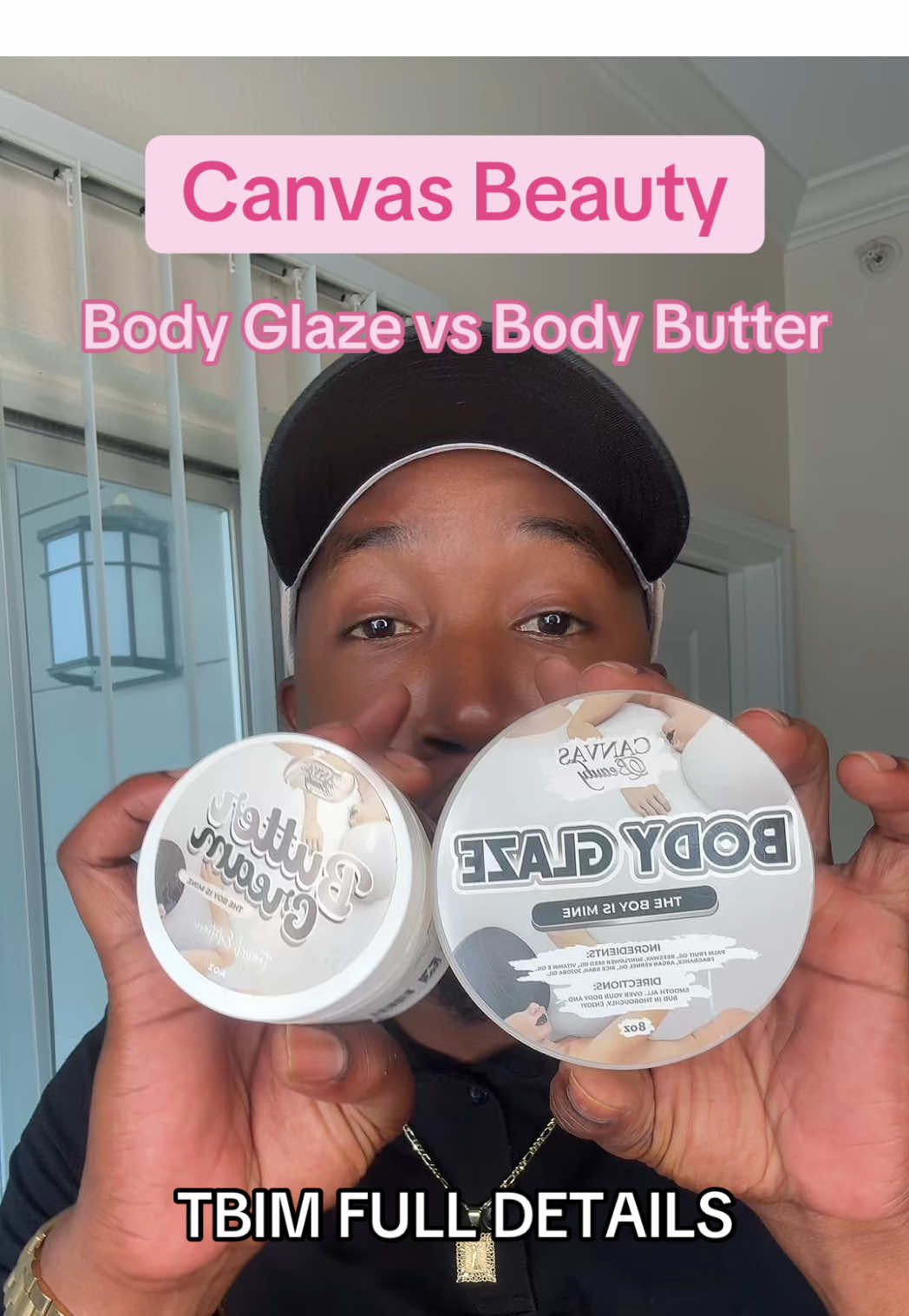 Canvas Beauty Body Glaze vs Body Butter Full details 🥴😮‍💨🤪❤️‍🔥#bodyglaze #bodybutter #canvasbeauty #tbim #thatboyismine 