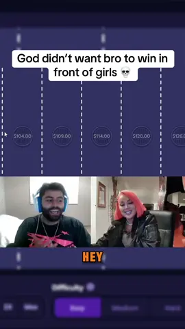 God didn’t want bro to win in front of girls 💀 #kickstreaming 