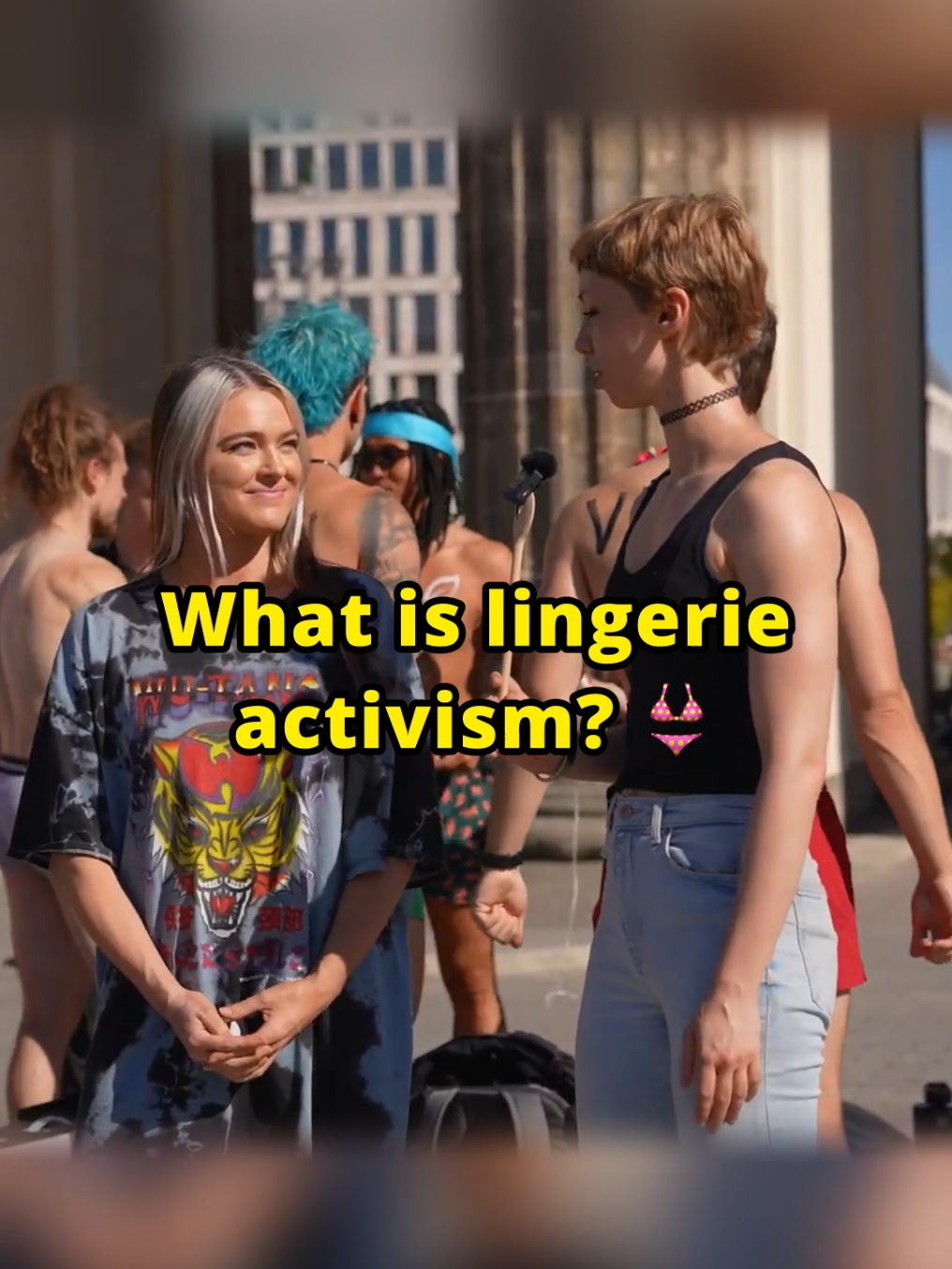 Why we take our clothes off for protests... ➡️ 🚨Watch DOMINION on AN3X.ORG for the TRUTH ! (Not for cowards!🫣)  ➡️ SPECIESISM = Racism to animals! 🐶🐮  ➡️ ‼️Be VEGAN. End your ANIMAL SLAVERY!  #vegan #meat #veganvsfarmer #vegandebates #vegetarian #carnivore #Recipe #health #meatfree #carni #meat #burger #farm #animal #streetinterview #sketch 