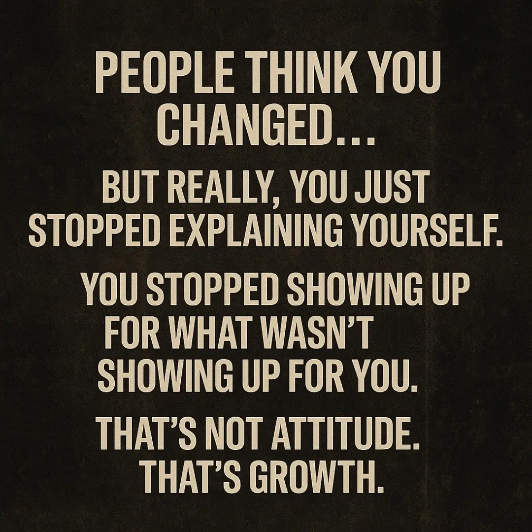 You didn’t change—you just leveled up your boundaries. Let them misunderstand you. You ain’t here to shrink back, you here to evolve. Stay solid. Stay smart. #CashFraze #LeeTheOne #RealGrowth #MindsetShift #StreetWisdom #BuiltDifferent #ProtectYourPeace