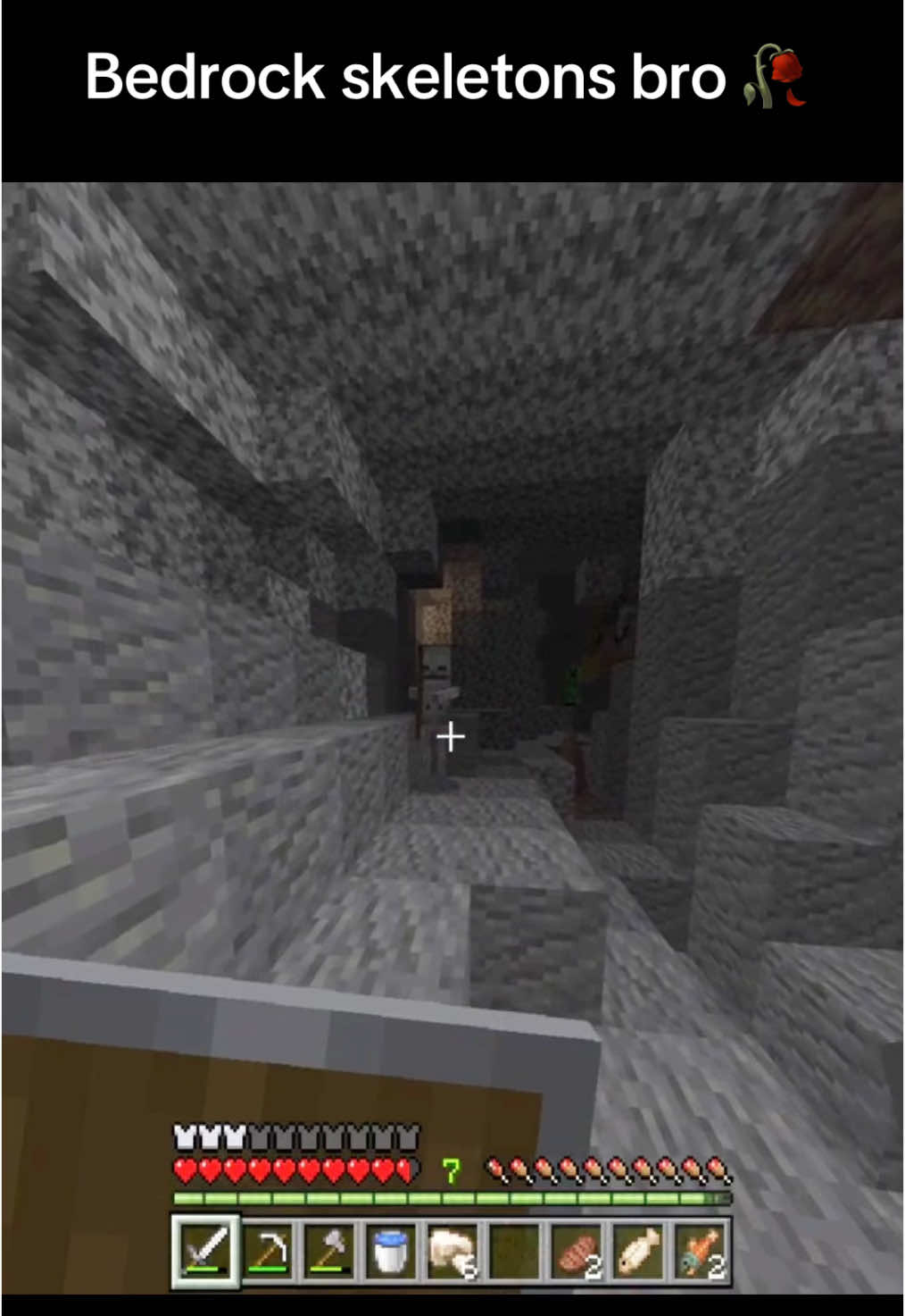 They clipped me #Minecraft #fyp #bedrock #djtoenail #meme 