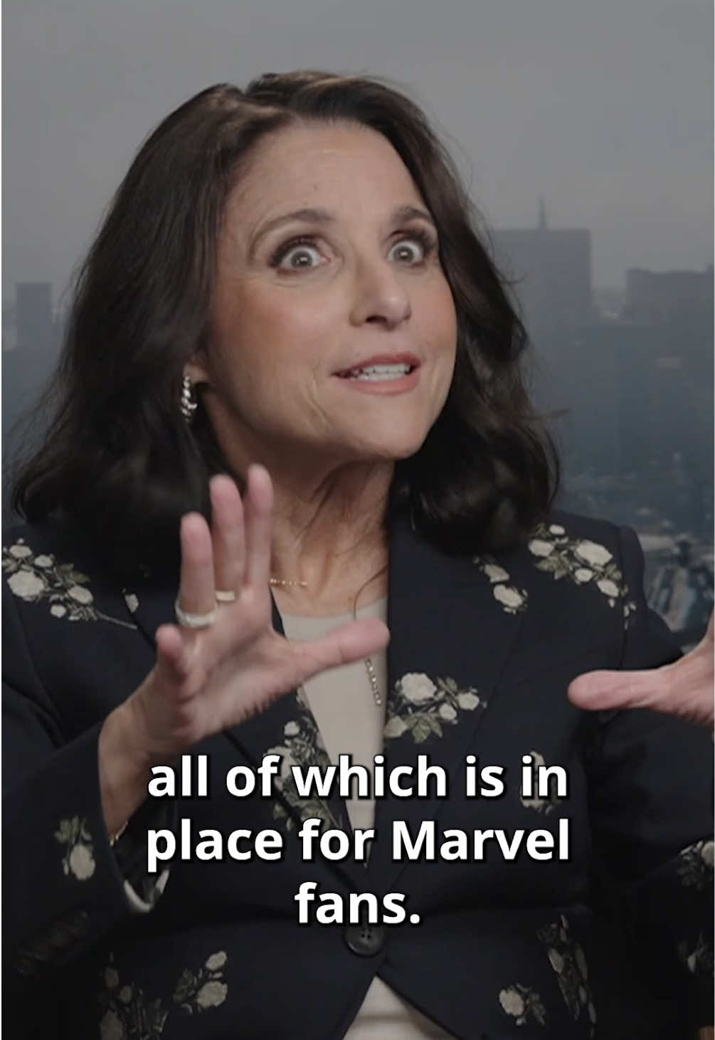 Julia Louis-Dreyfus on why ‘THUNDERBOLTS*’ works whether you’re a Marvel diehard or just jumping in 🤞 #Thunderbolts #JuliaLouisDreyfus #ValentinaAllegradeFontaine #Marvel #MCU #Seinfeld #Veep