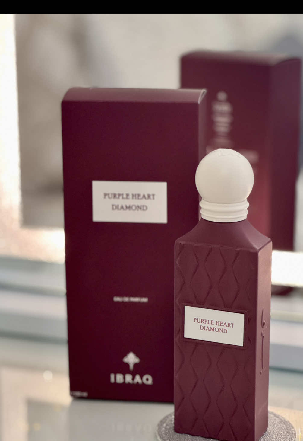 Purple Heart Diamond La suavidad de la flor, la tentación de la fruta, la adicción del Dulce... ya disponible en Amaraoud.com #ibrahimalqurashi #ibraq #perfumetiktok #arabianperfume #fyp #oud #saudiarabia🇸🇦 #gissah 