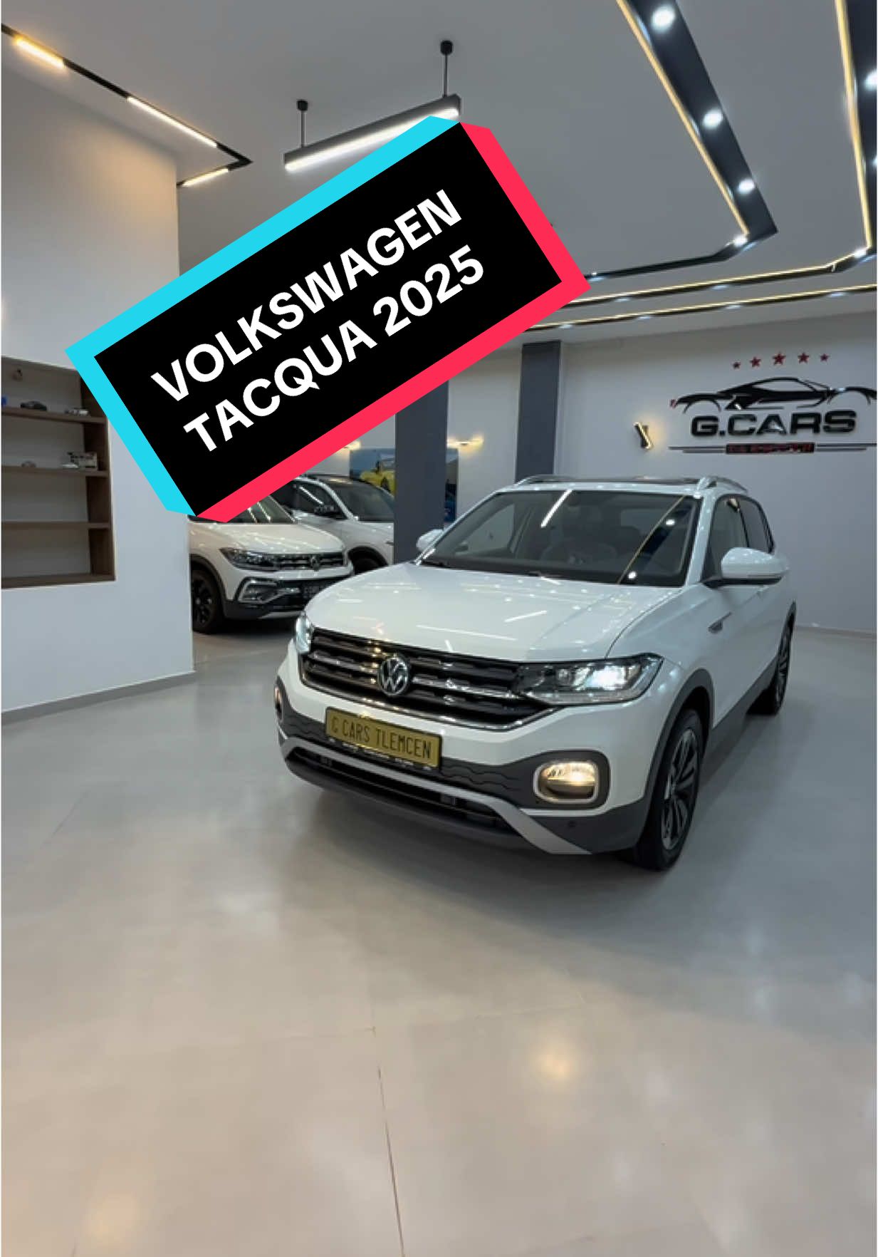 — MARQUE:VOLKSWAGEN  — MODÈLE:TACQUA — COULEUR:BLANC — BOITE:AUTOMATIQUE  — ÉNERGIE:ESSENCE — ANNÉE:2025 — KILOMÉTRAGE:00 — PAPIERS:CARTE GRISE SAFIA — MOTEUR:1.5 TSI 150CV — TEL: ⁨0553 09 25 52⁩/0770 19 59 04 — SOYEZ LEST BIENVENUES CHEZ               — G.Cars Tlemcen —##algerie##tlemceni__13🇩🇿##oran##الشعب_الصيني_ماله_حل😂😂##volkswagen