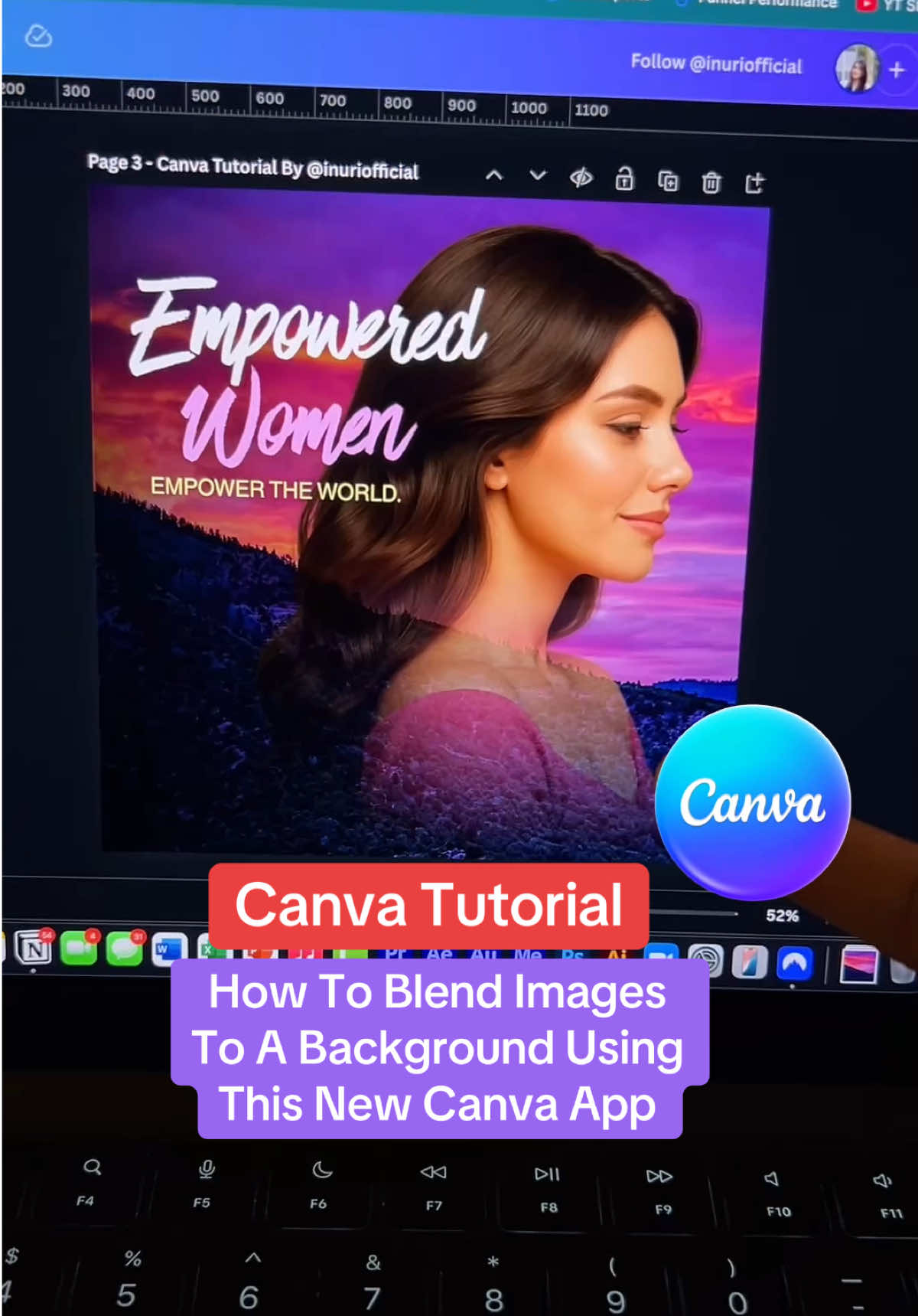 #creatorsearchinsights Canva Tutorial - How To Blend Images To Any Background Using This Brand New Canva App 🤯 #canvaforbusiness #canvatutorial #canvahacks #canvaforbusinessowners #canvaforsmallbusinesses #canvadesign #canvatips 