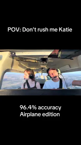 Performed within POH limits and legal boundaries. The screaming was exaggerated for the purposes of entertainment. This is not meant as instructional material or advice. Talk to a certified flight instructor before attempting any new manoeuvre. . . . #aviationmemes #dontrushmekatie #summerflights #flyingvideos@Elise 