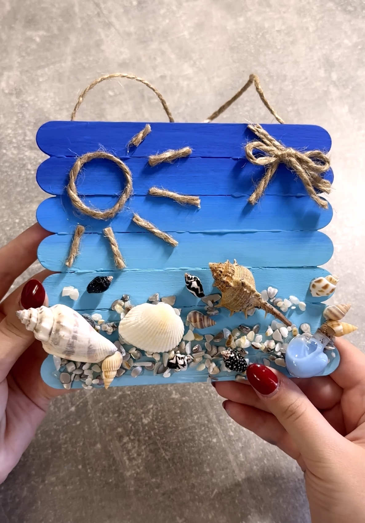DIY Summer Nautical Decor 🌊🐚✨