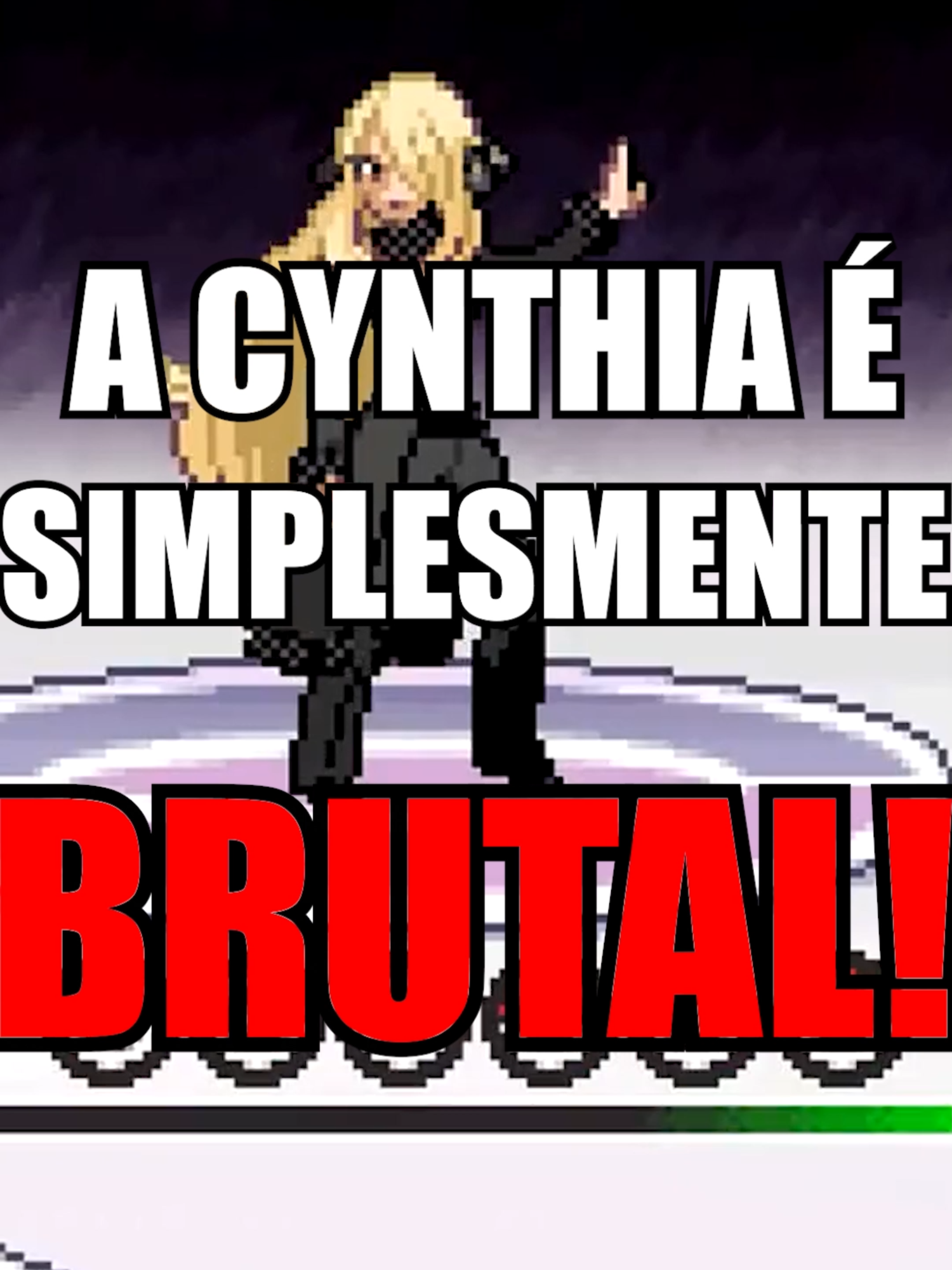 A CYNTHIA É BRUTAL#pokemon #pokemontiktok #curiosidades