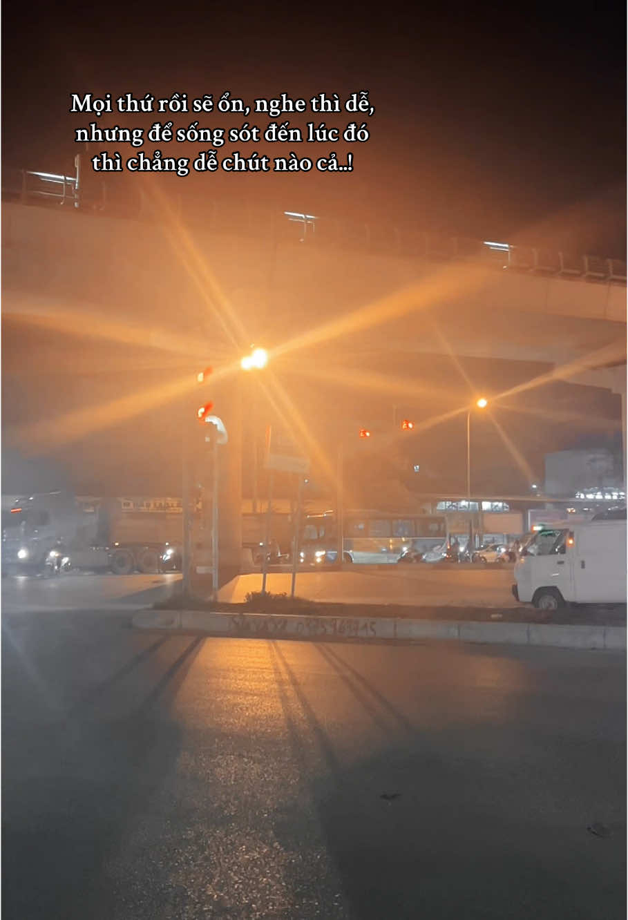 Mọi thứ rồi sẽ ổn, nghe thì dễ, nhưng để sống sót đến lúc đó thì chẳng dễ chút nào cả..! #TTMHĐ #đàn_ông 