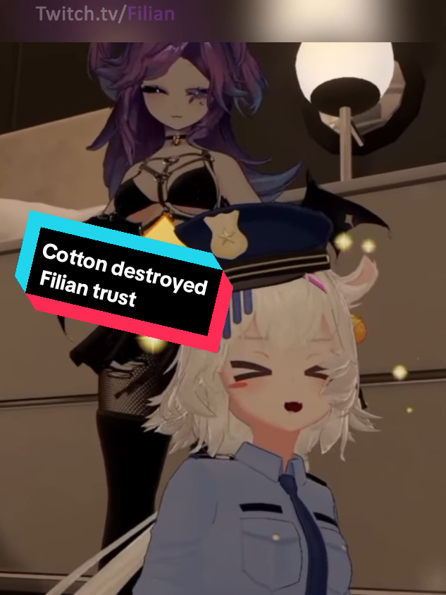 Cottontail broke Filian in VR chat #vtuber #filian #vtuberclips #filianclips #vrchat 