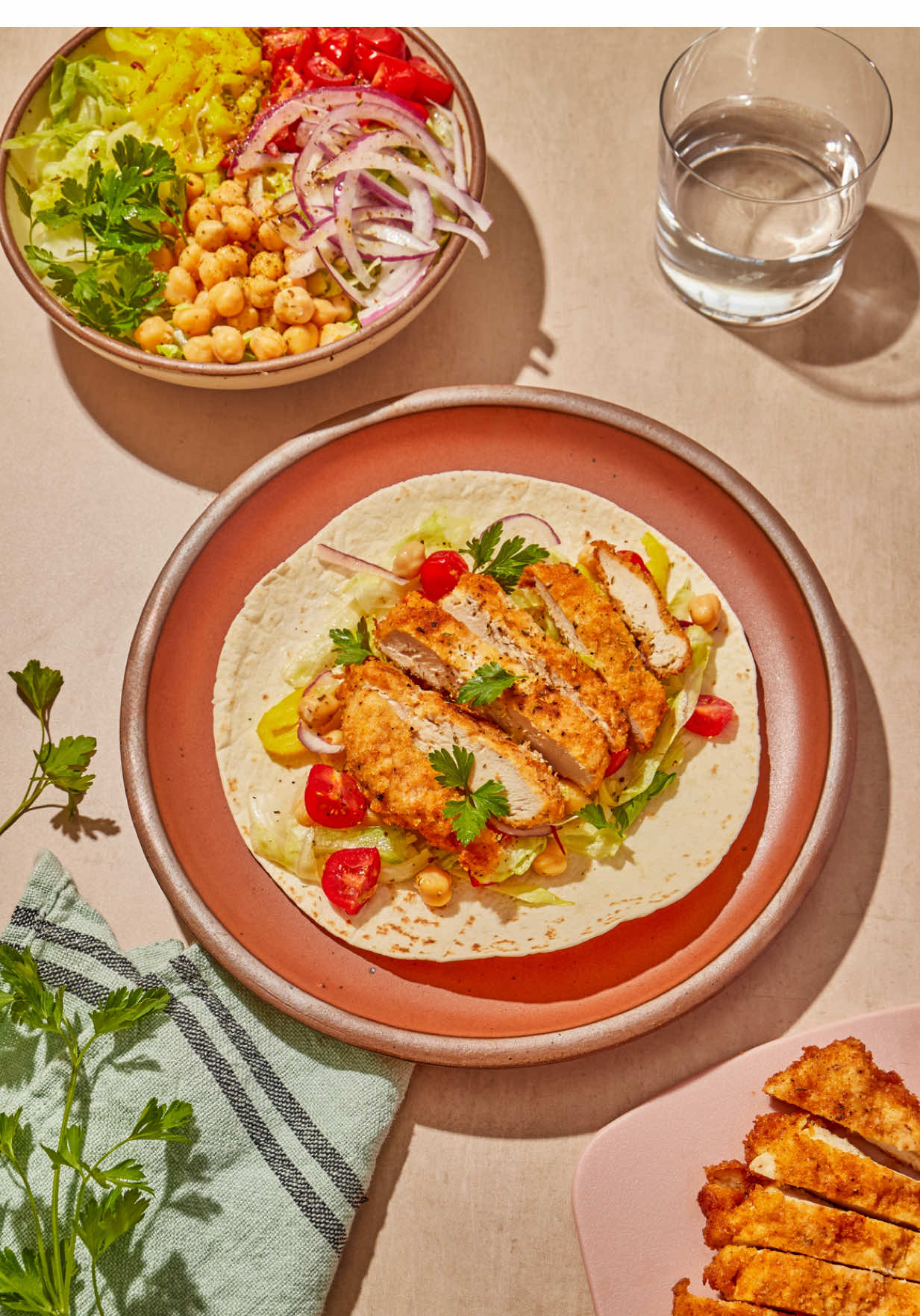 Crispy Italian Chicken Salad recipe on Substack! #salad #glutenfree
