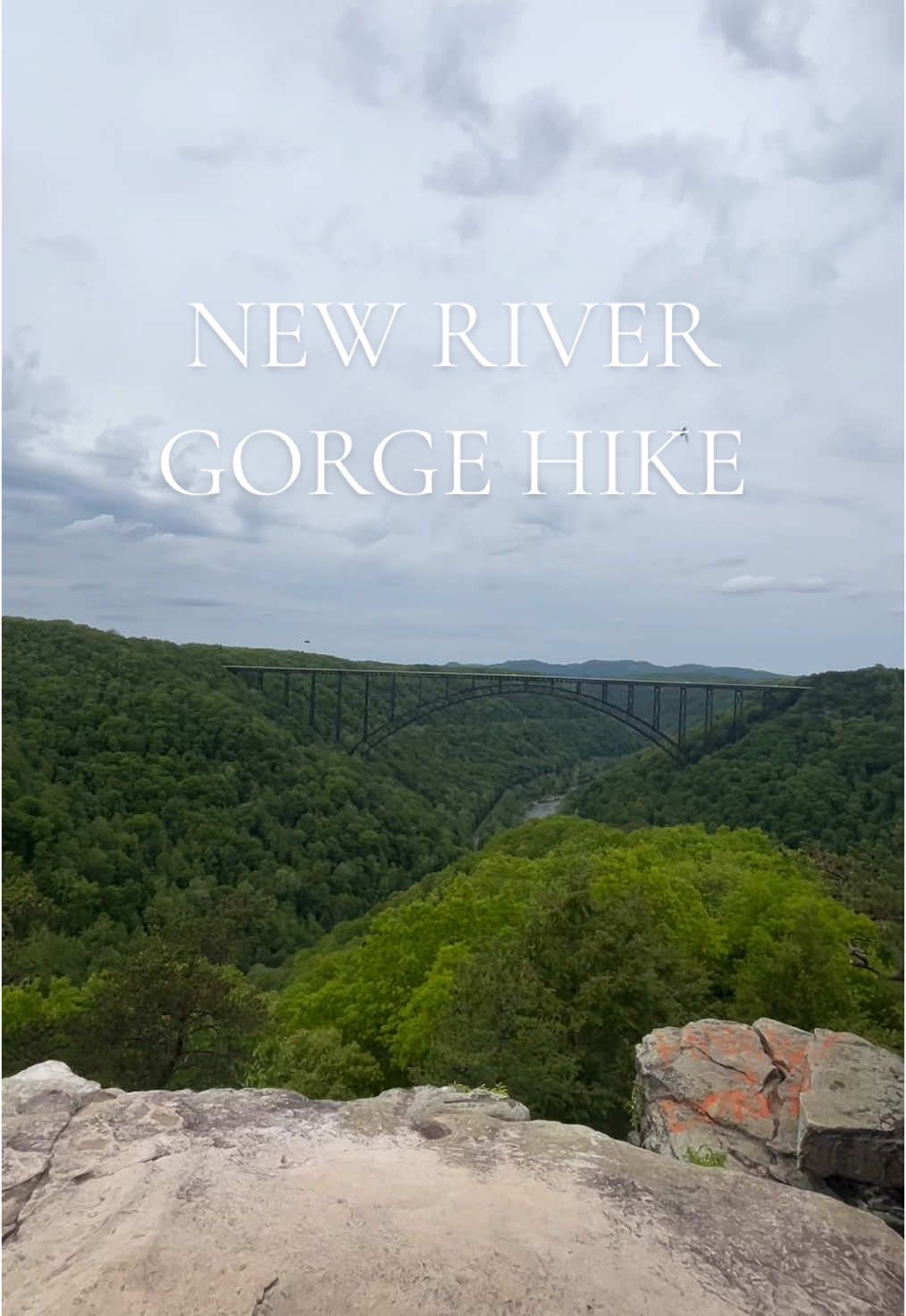 Rowen’s first hike!! He slept the whole time 😂🥹 #hike #Hiking #infant #baby #newrivergorge #nationalpark #westvirginia 