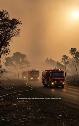 Only two mosques were left untouched amid the destruction in Israel. #wildfire #israel #israelwildfire #destruction #bushfire #thedailybrief 