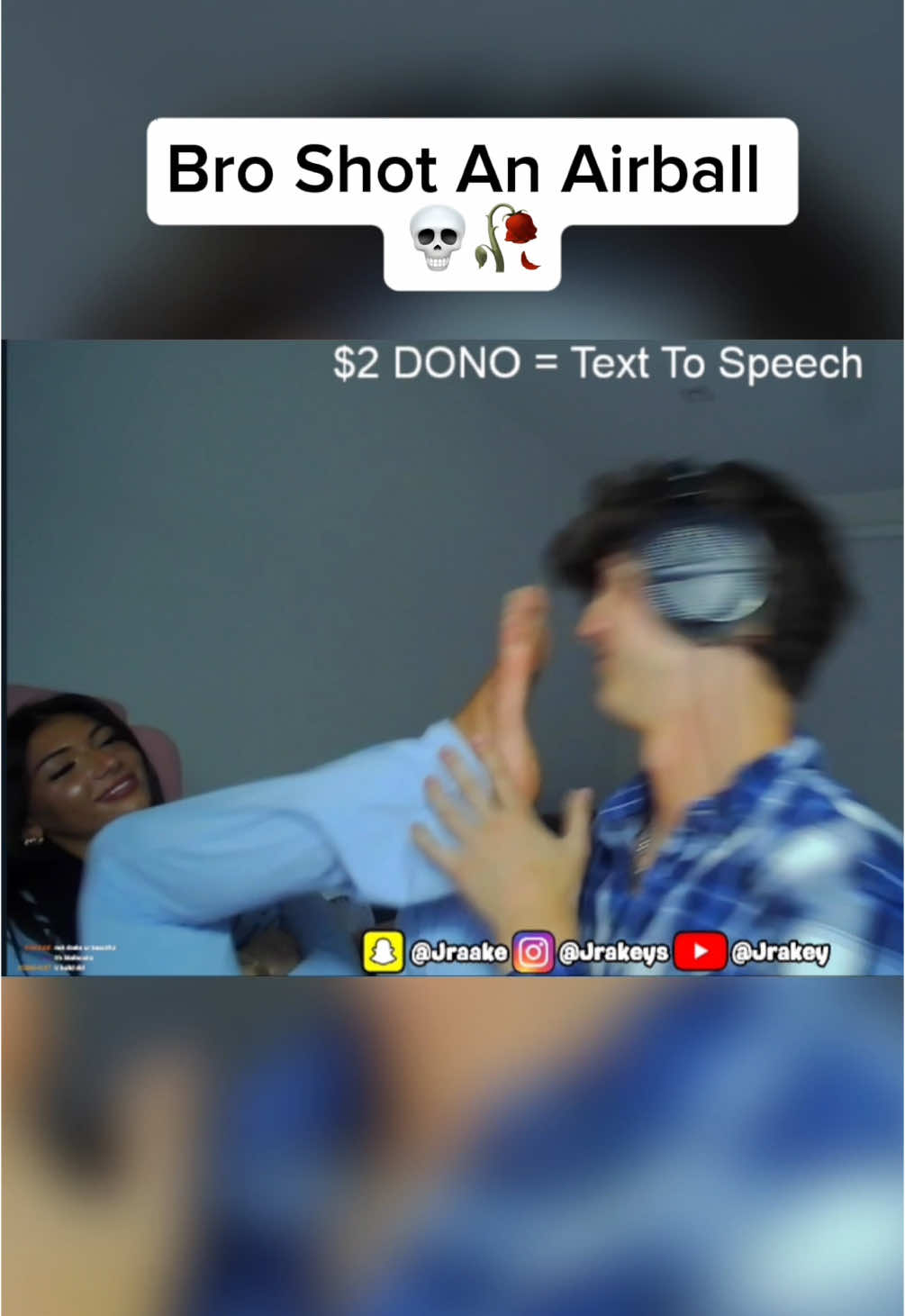 I Saw This Coming 💀 @Malia 💕  #fyp #viral #rizz #foryou #streamer #clip 