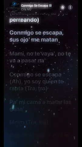 Cris MJ - Conmigo se escapa 🔥🎶🎵👑 #crismj #conmigoseescapa #viral #music #2025 #fyp #maskesuena  #malajunta #2032 