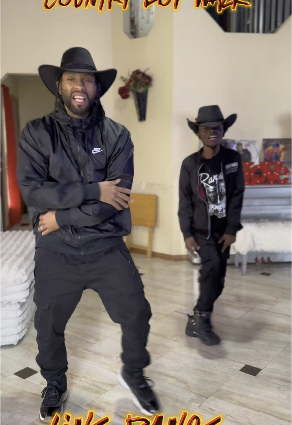 Country Boy Walk- line dance a father &son vibe🔥                   🕺🏾created by 🙋🏾‍♂️@SweatJam This my family page, follow!!    🎤@J Friday Music #countryboywalk #linedance #newlinedance #jfridaymusic #sweatjam #sweatjamlinedance 