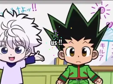 я и кто?? #рек #щитпост #щп #hunterxhunter #anime #аниме #хантер_х_хантер #охотник #чиби #chibi #us #мы #гон #киллуа #gon #killua #гонкиллуа 